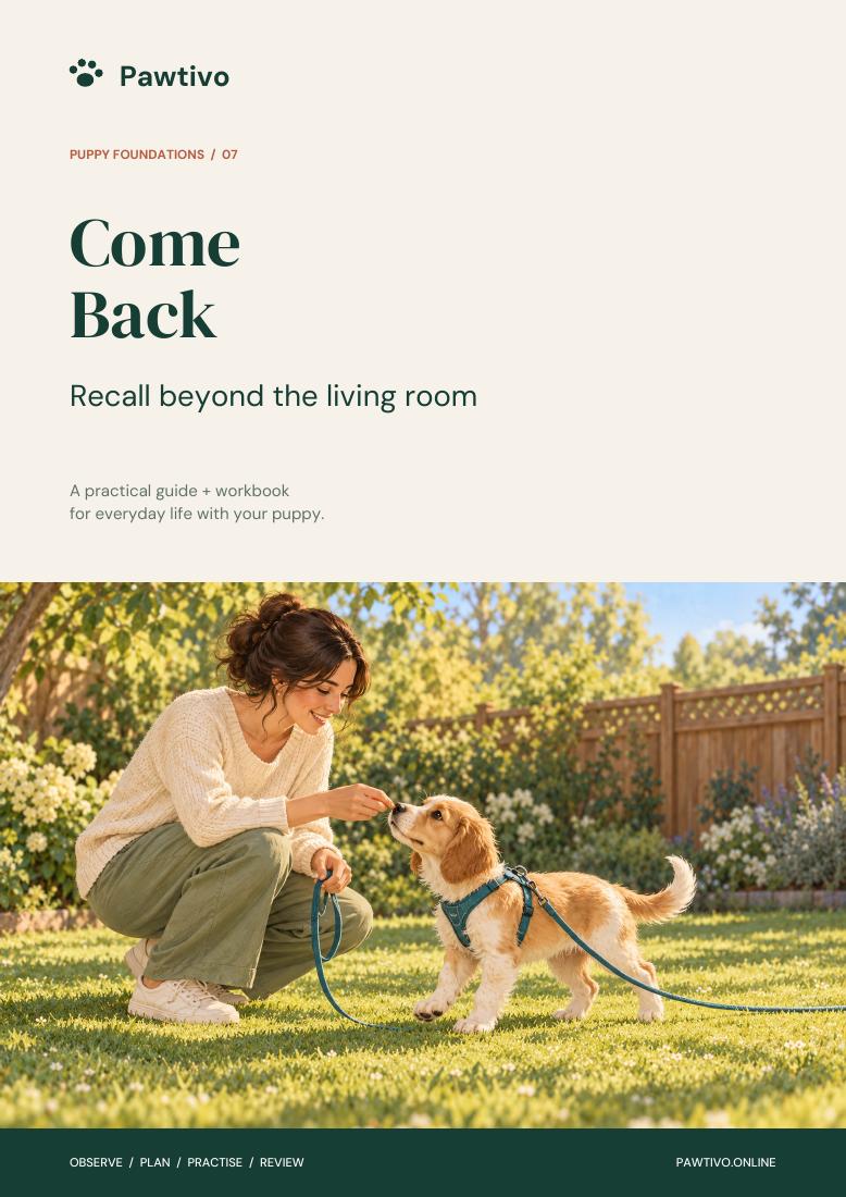 Come Back actual PDF cover