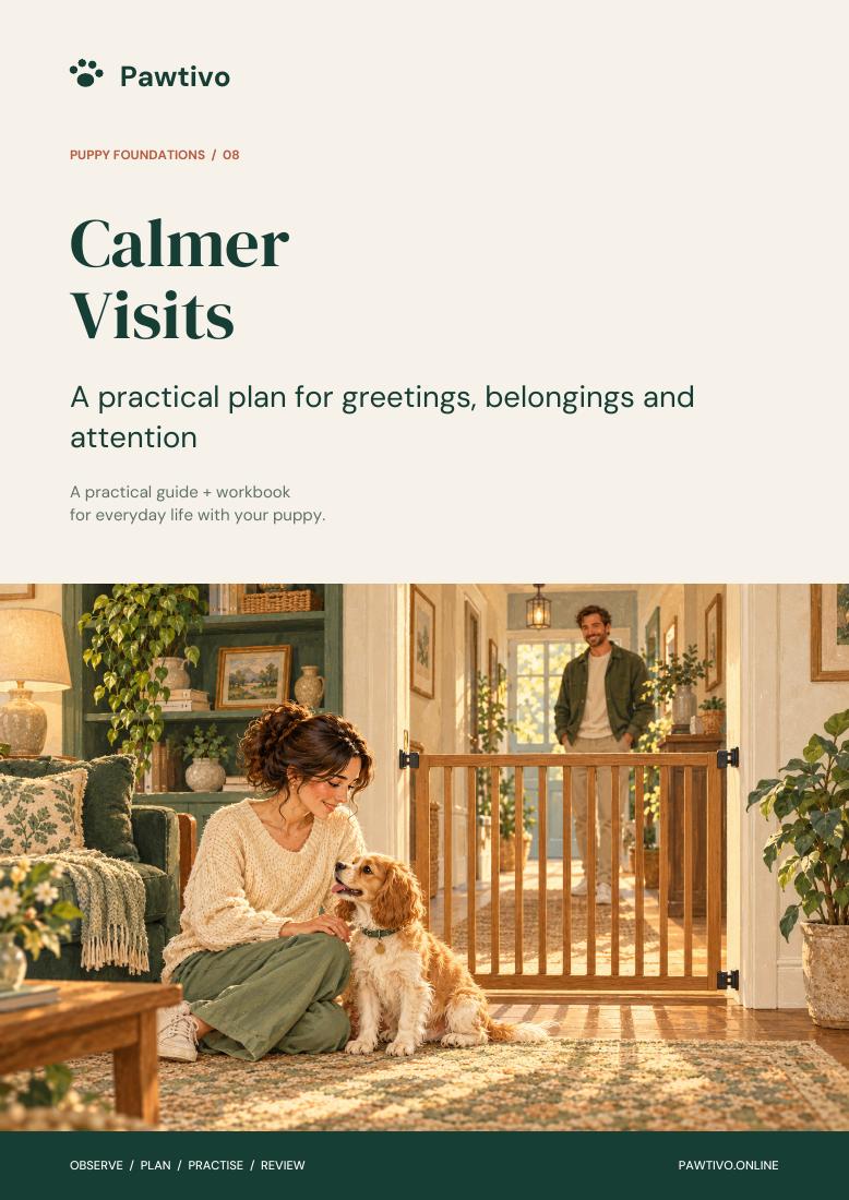 Calmer Visits actual PDF cover
